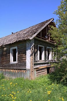 old wooden house