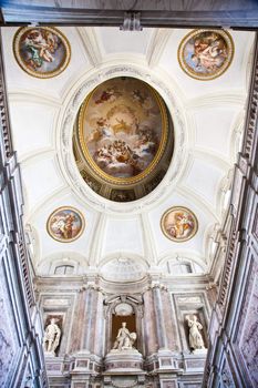 Reggia di Caserta (Caserta Royal Palaca), Italy. Luxury interior, more than 300 years old