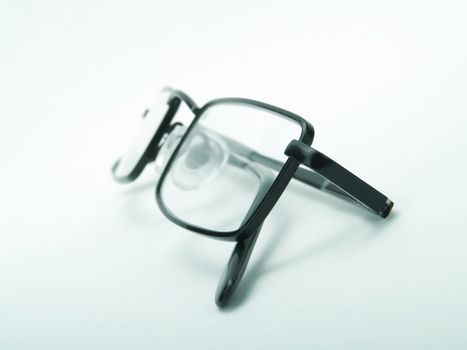 Eyeglasses on a white background