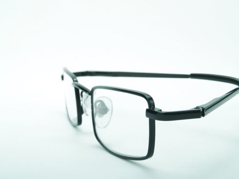 Spectacles on a white background