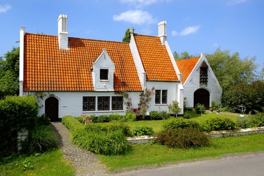 Traditional countryside house in Holland province