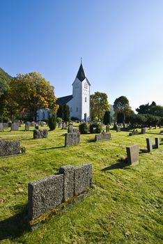 Church in Norway at autumn!