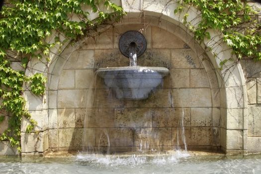 water fountain at everland in seoul south korea