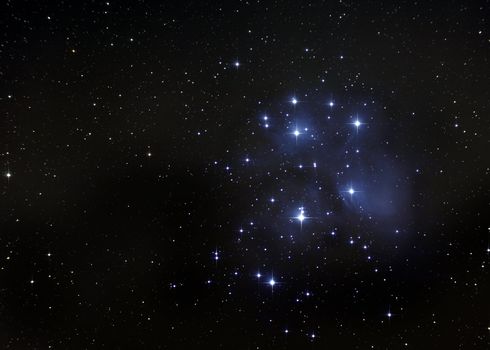 The Pleiades, or Seven Sisters of Greek Mythology