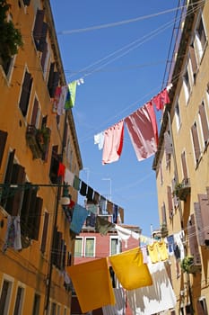Washing day in Arsenale - Venice, Italy.