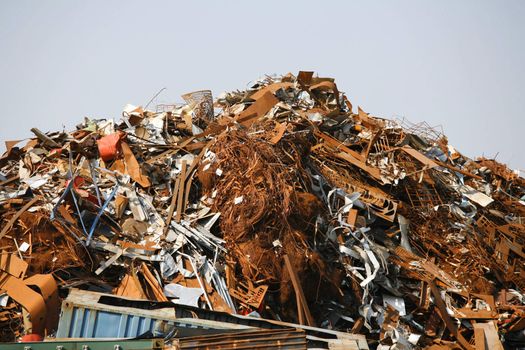 Recycled rubbish dump for recycling.