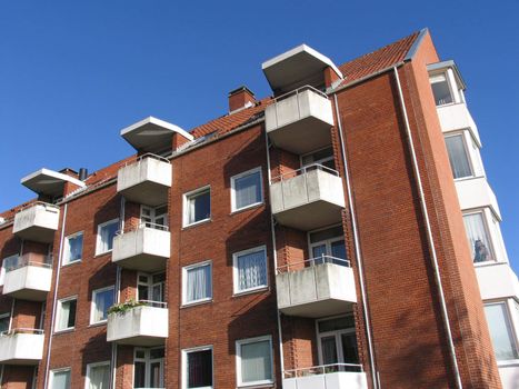 Old urban apartment building - Nyborg, Denmark.