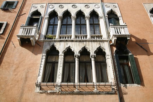 Nice old facade - Venice, Italy