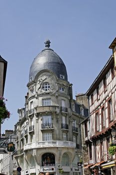 Vannes, old part of town, Briittany, North France