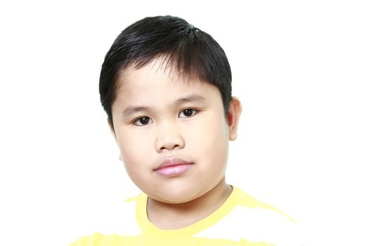 Youth portraiture of a filipino boy - age 9.