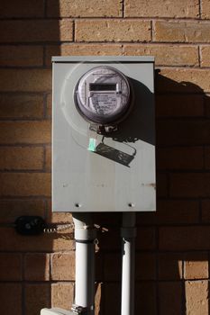 electric meter with digital data