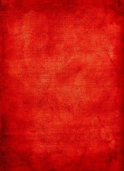 Red background texture of linen.
