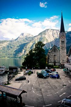 Town of Hallstatt, Austria. UNESCO world heritage