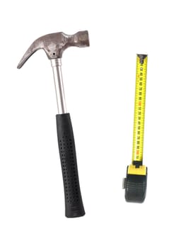 Tools isolated against a white background