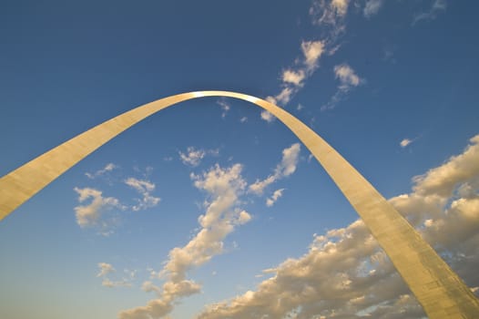 The St. Louis Gateway Arch at Sundown