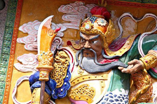 statue in chinese temple