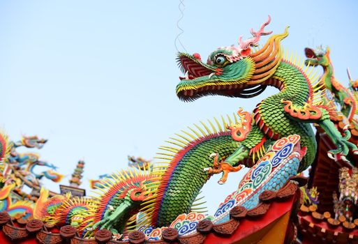 Asian temple dragon
