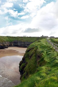 the cliff walk in ballybunion co kerry ireland