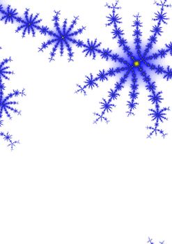 A fractal representation of snowfla