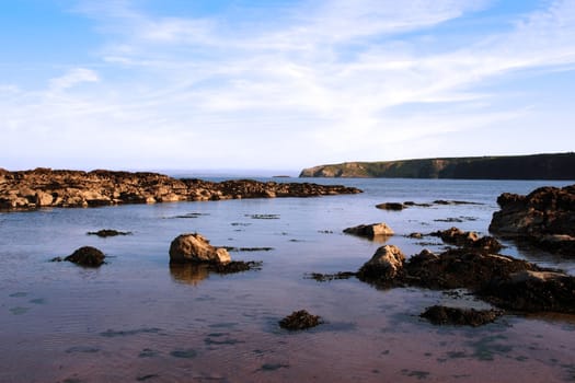 a scenic view of beautiful ballybunion beach in kerry ireland