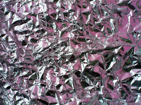 crumpled foil backdrop