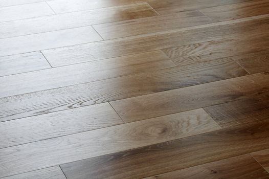 a picture of oak wood flooring up close