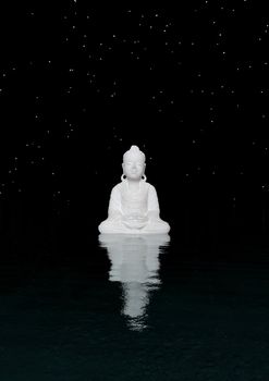 buddha white