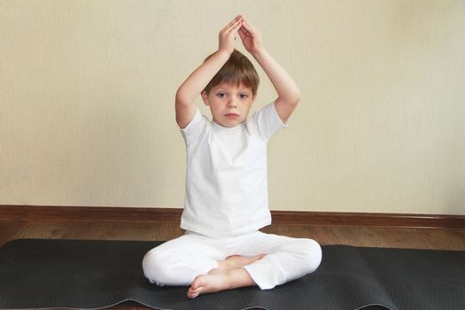 Baby yoga at home