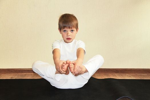 Baby yoga at home