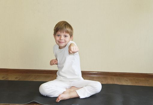 Baby yoga at home