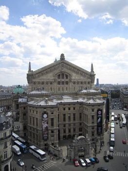 The Opera building in Paris