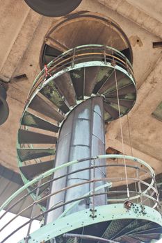 Spiral staircase, St. Michaelis' Church, Hamburg, Germany