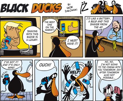 Black Ducks Comic Strip episode 69