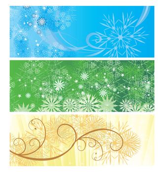 christmas banner vintage illustration