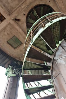 Spiral staircase, St. Michaelis' Church, Hamburg, Germany