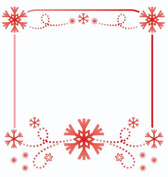 christmas frame vector  illustration