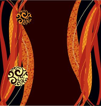 christmas frame vector  illustration