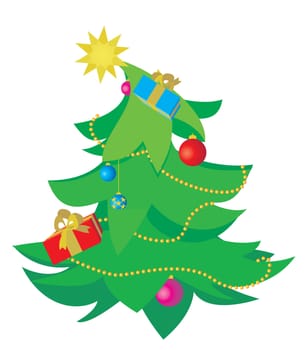 vector christmas tree