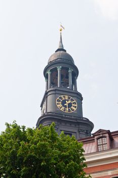 St. Michaelis is the most famous church in the city of Hamburg.