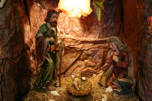 Nativity scene, Mount Tabor- Basilica of the Transfiguration