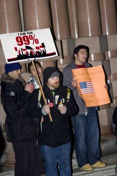 The Occupy Protestors in Portland, Oregon