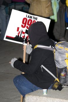 The Occupy Protestors in Portland, Oregon