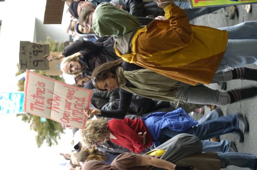 The Occupy Protestors in Portland, Oregon