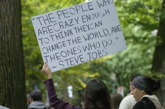 The Occupy Protestors in Portland, Oregon