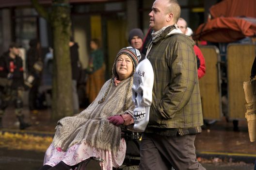 The Occupy Protestors in Portland, Oregon