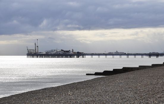 The Brighton Pier in England, UK