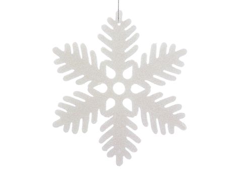 snowflakes isolated on white background