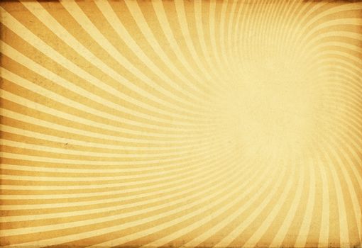 Sunburst retro texture on old paper.