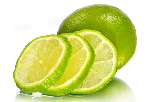  lime isolated on white background
