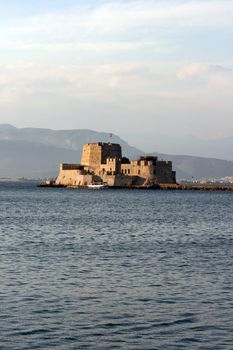 bourtzi sea castle at nafplio peloponnese landmarks of greece